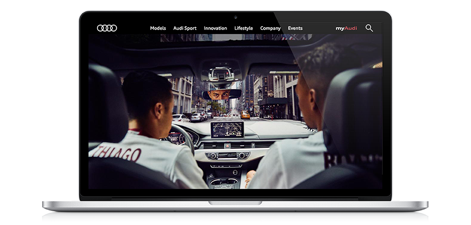Audi campaign image online
